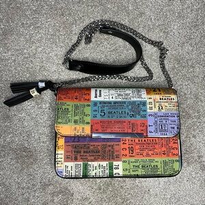 Loungefly The Beatles Ticket Stubs Crossbody Purse
